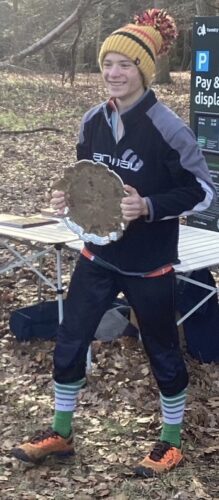 Oliver with Joan George Trophy