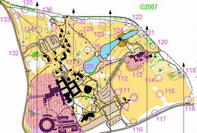 Wivenhoe Park map